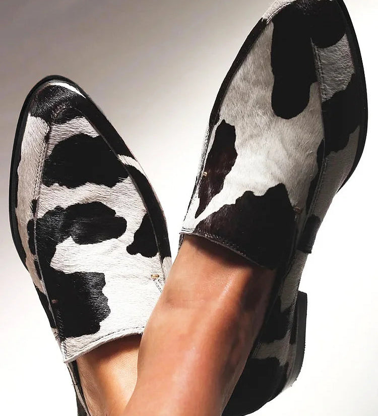 Becca | Chaussures à Imprimé Vache