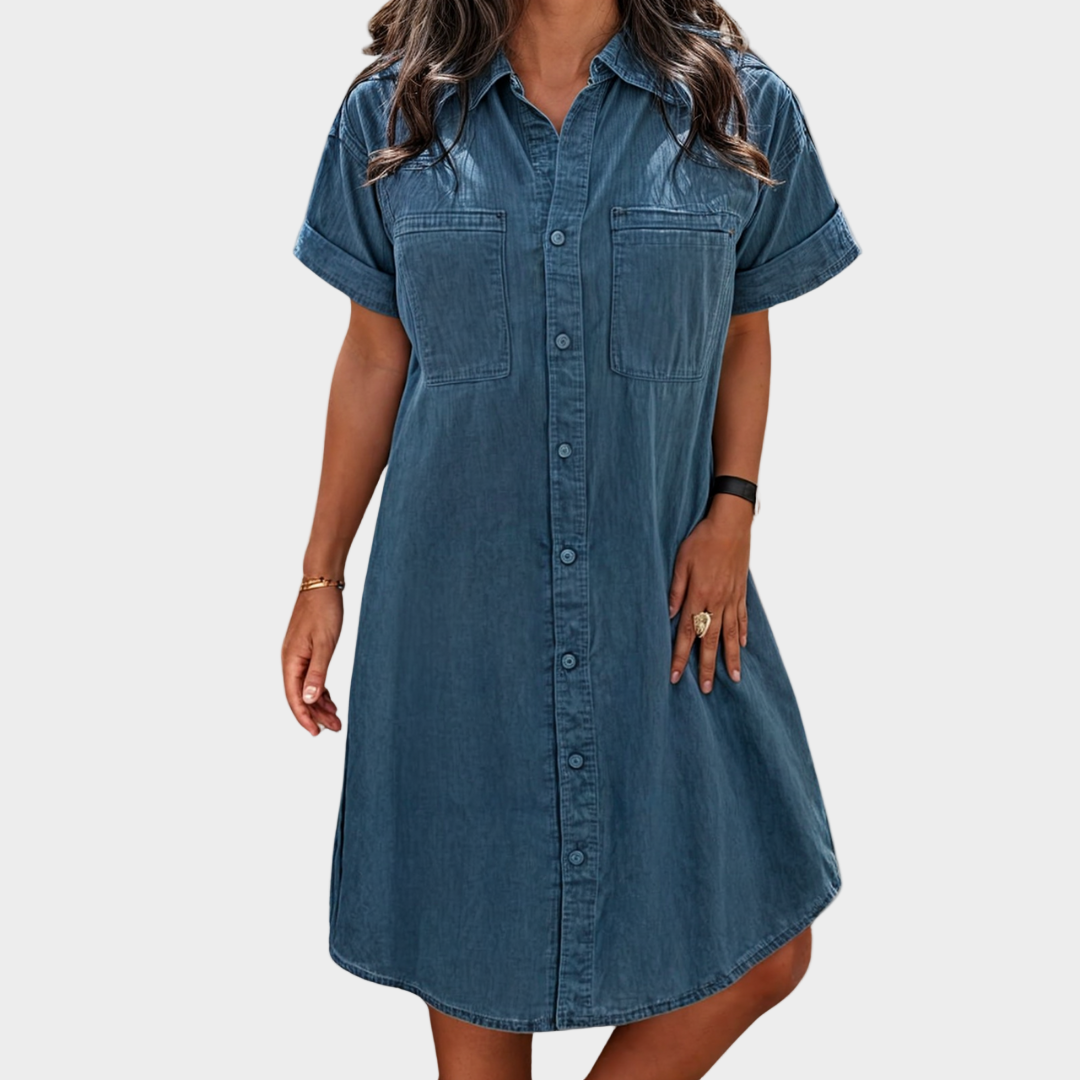 Faustine - Robes d'été en denim douces