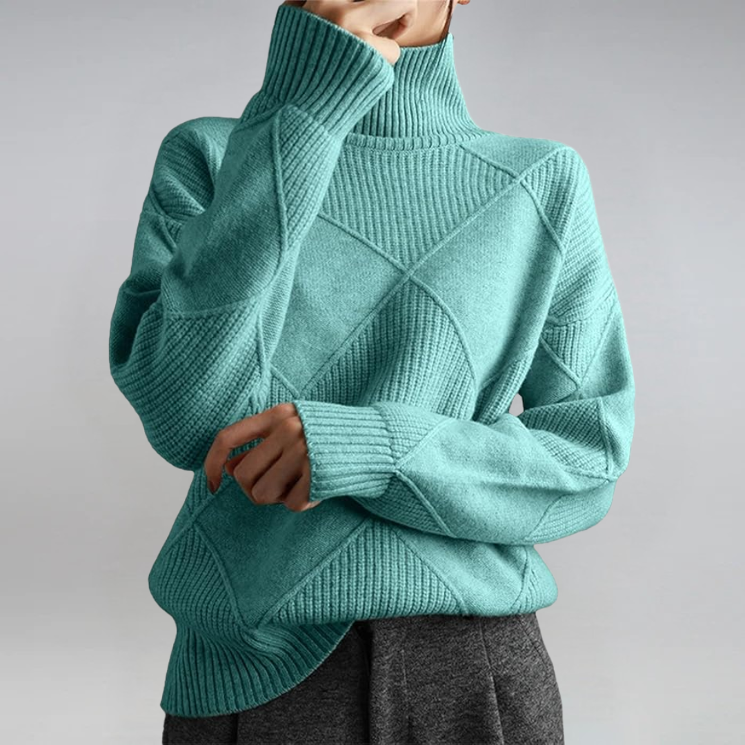Anne | Pull Col Roulé Luxe