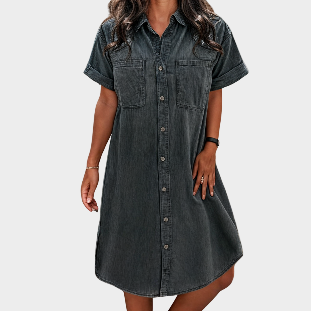 Faustine - Robes d'été en denim douces
