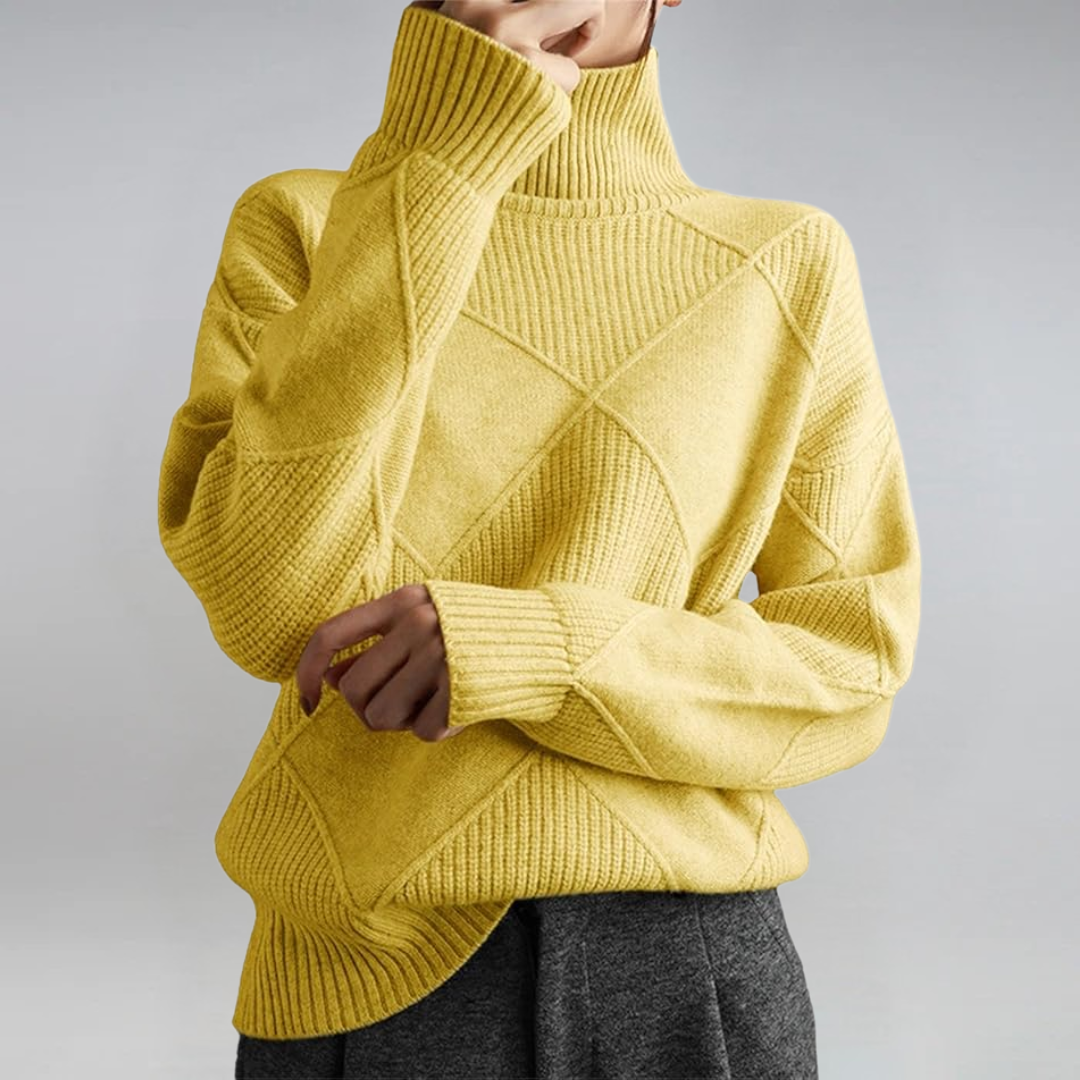 Anne | Pull Col Roulé Luxe