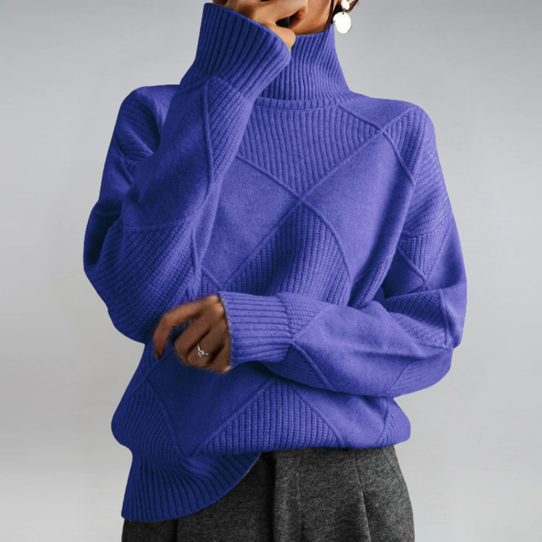Anne | Pull Col Roulé Luxe