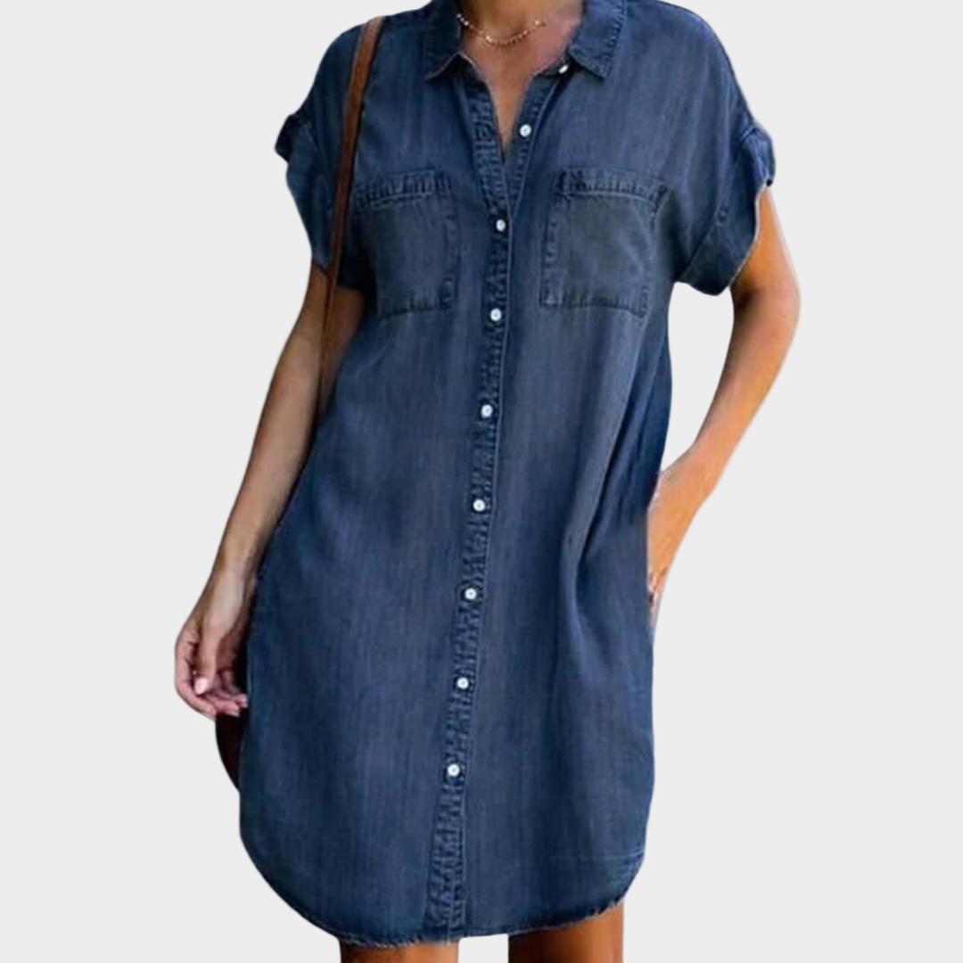 Louise - Robe en jean décontractée