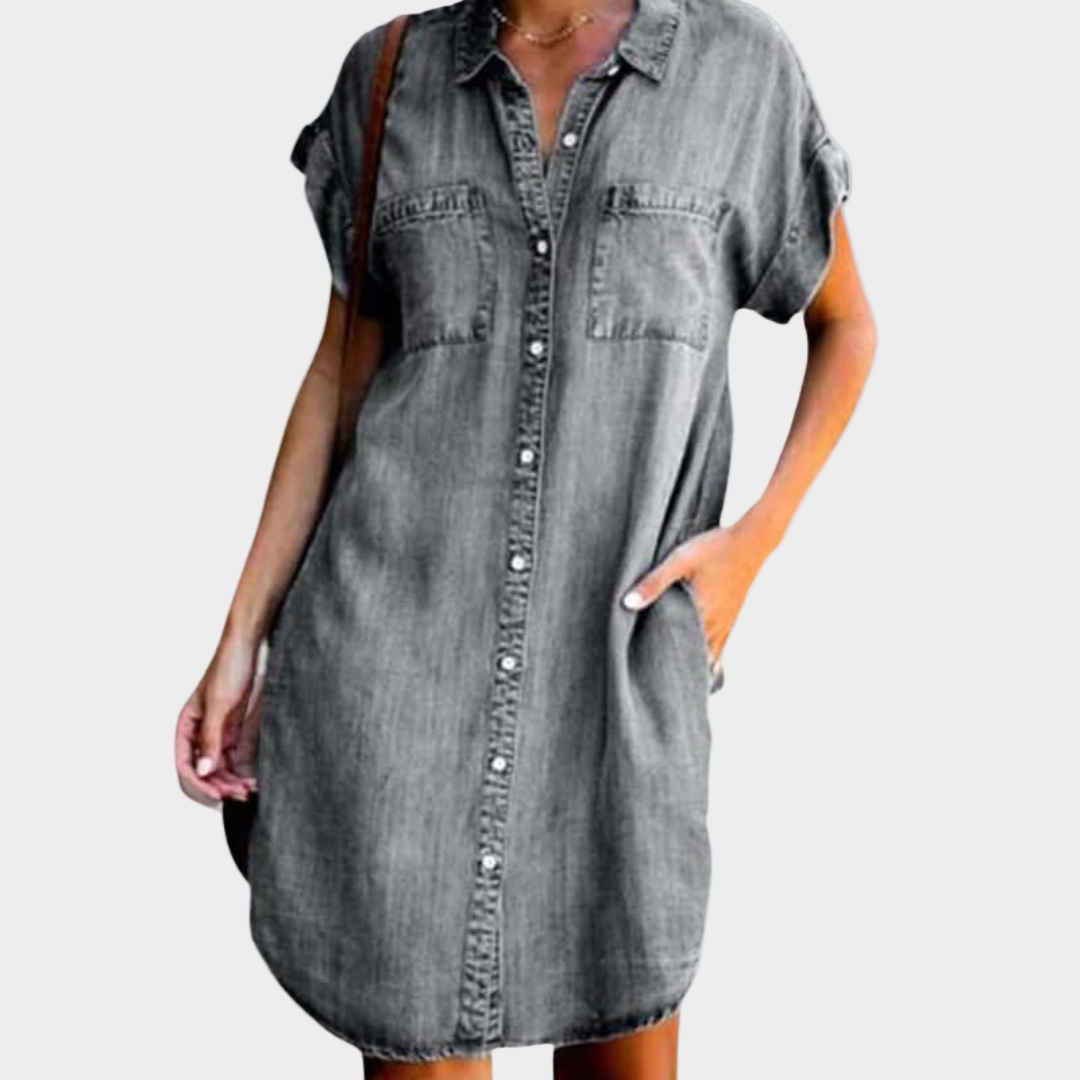 Louise - Robe en jean décontractée