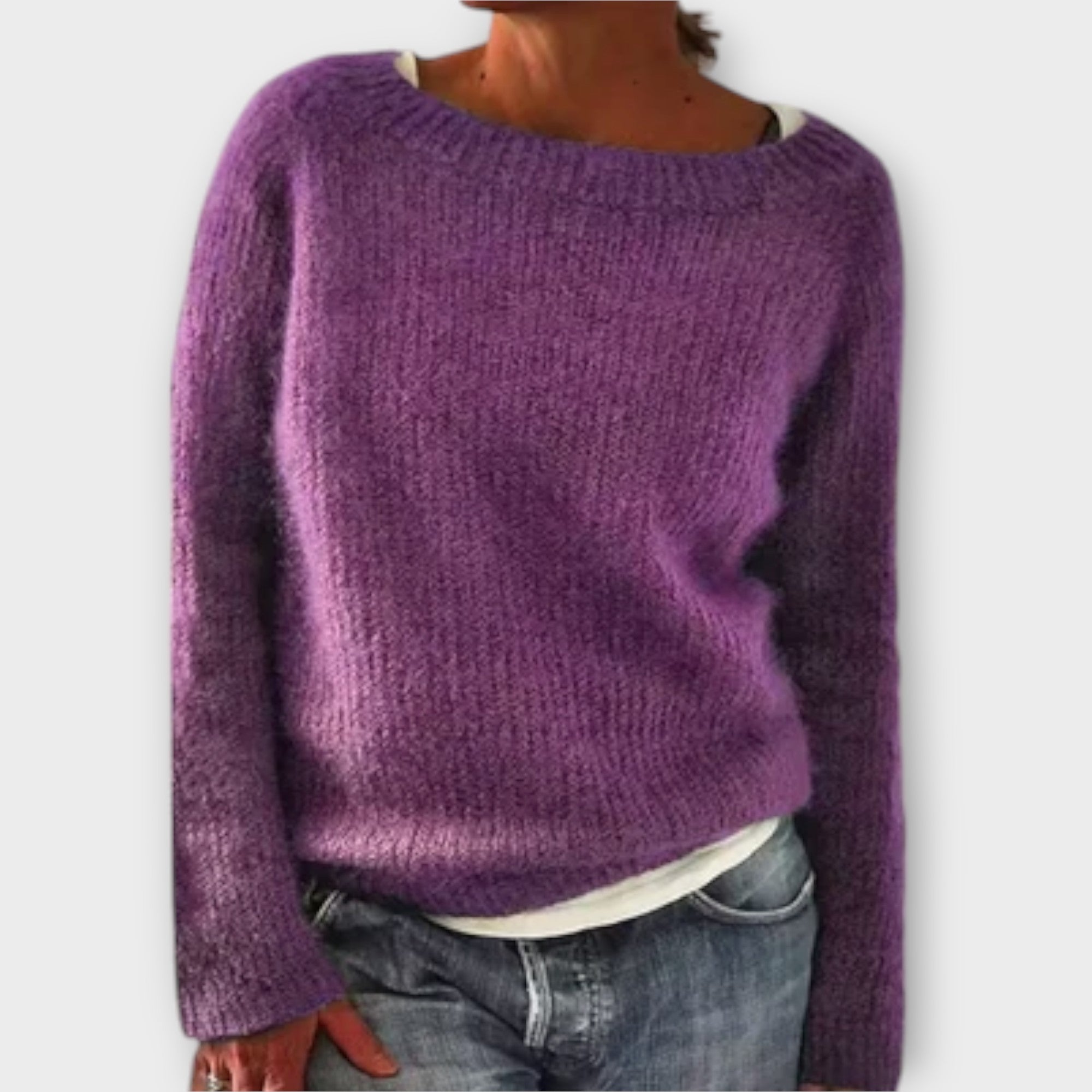 Éléonore | Pull en tricot vintage