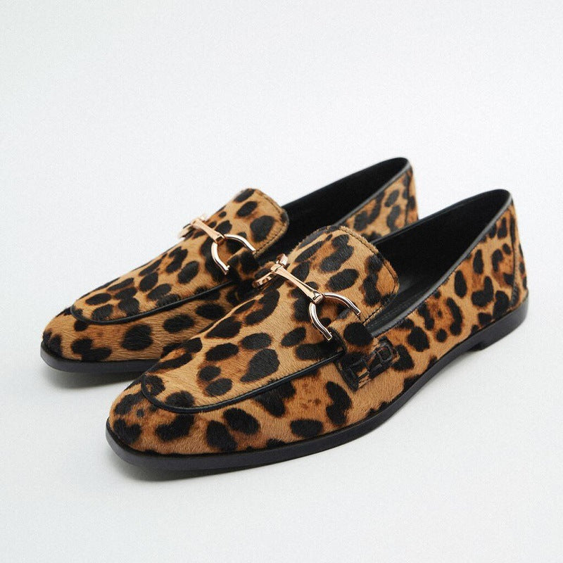 Adrianna | Mocassin Léopard Audacieux