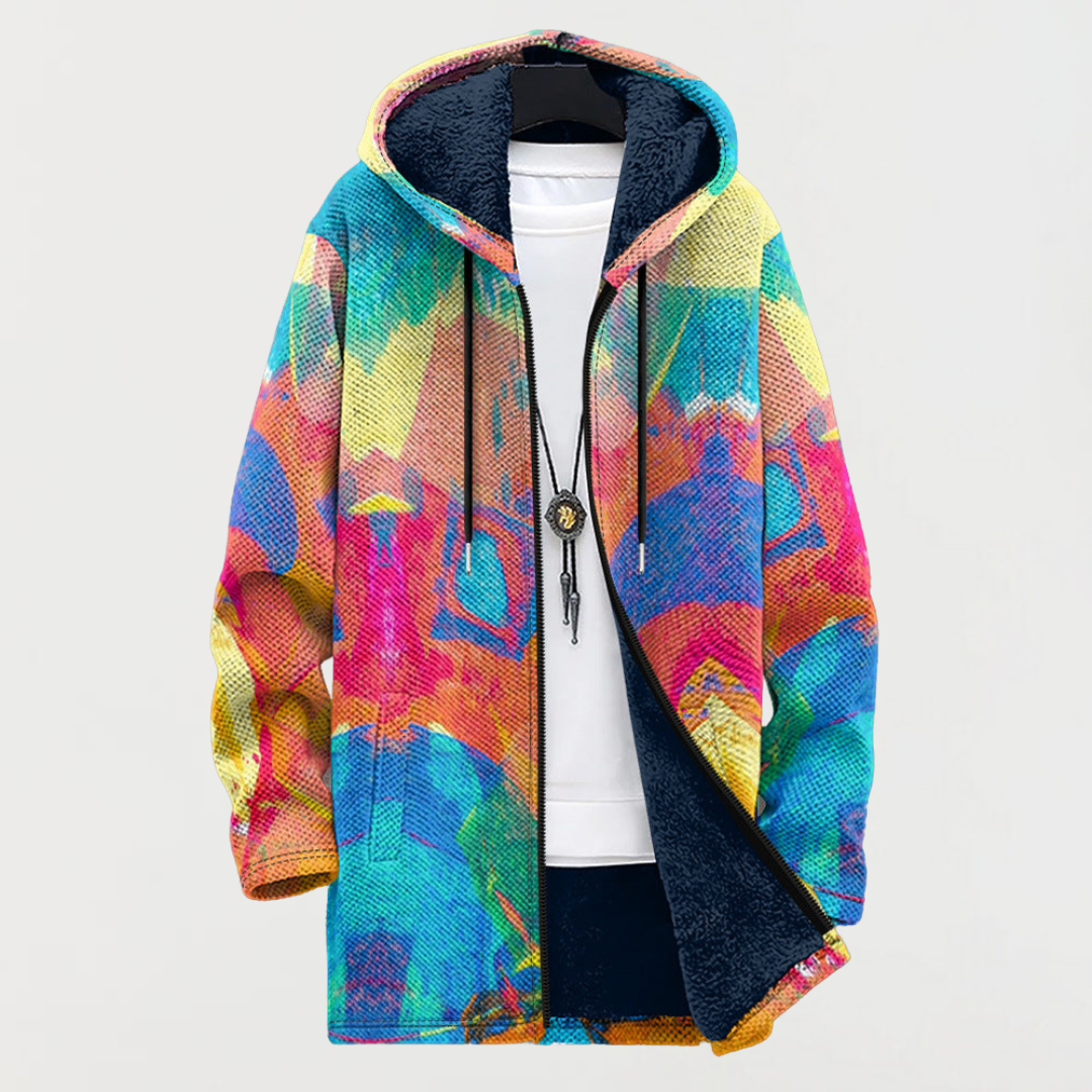 Céline – Veste avec motif artistique coloré