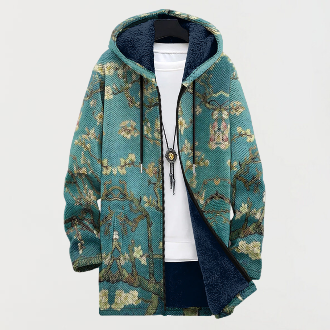 Valentine – Manteau avec motif floral artistique