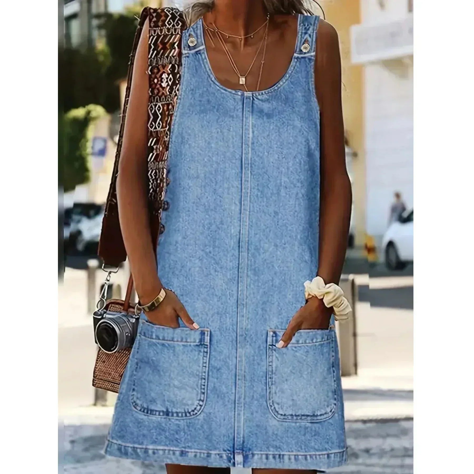 Henriette - Robe Détendue en Jean