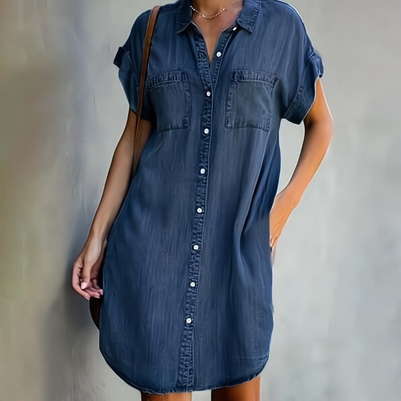 Fanny - Robe Chemise avec Boutons