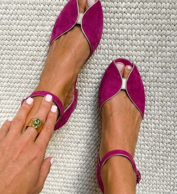 Olivia | Sandales Élégantes en Couleur Sauge