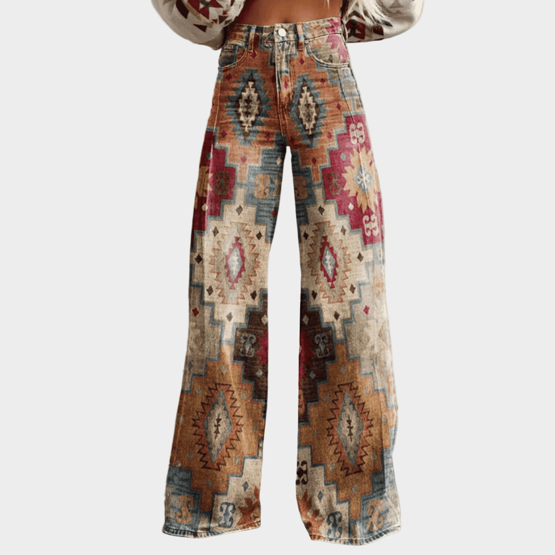 Denise - Pantalon vintage boho